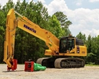 Side of new Demolition Excavator,New Komatsu Demolition Excavator,New Demolition Excavator by woods